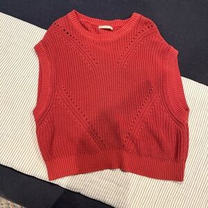 Marine Layer salmon Knit Sweater vest